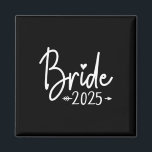 Bride Est 2025 Verheiratet Wedding Brautparty Bach Magnet<br><div class="desc">Bride Est 2025 Verheiratet Wedding Brautparty Bachelorette</div>