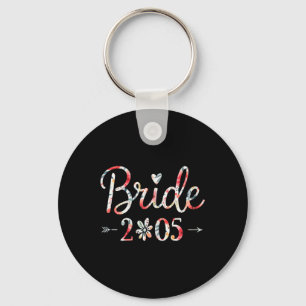 Bride Est 2025 Verheiratet Wedding Brautparty Bach Schlüsselanhänger