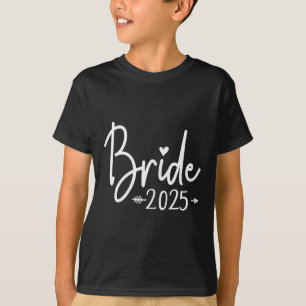 Bride Est 2025 Verheiratet Wedding Brautparty Bach T-Shirt