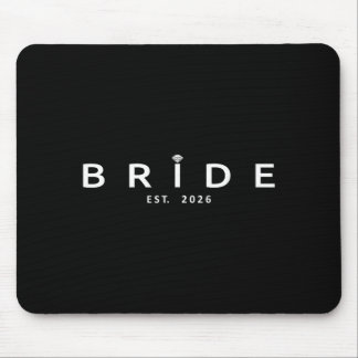 Bride Est 2026 Hochzeit Brautparty Junggesellinnen Mousepad