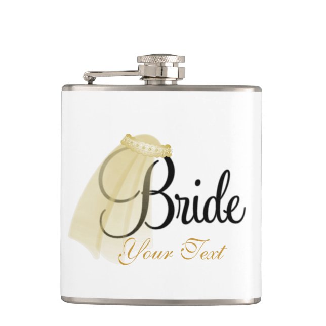 Bride Flask, 6 oz. Flachmann (Vorderseite)
