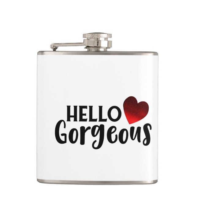 Bride Flask, 6 oz. Hüftkolben Flachmann (Vorderseite)