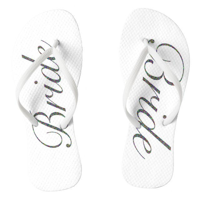 Bride Flip Flops (Fußbett)