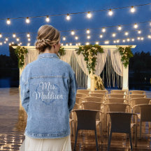 Bride Floral Heart Mit Monogramm