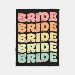 Bride Future Frau Brautparty Wedding Bachelorette Fleecedecke