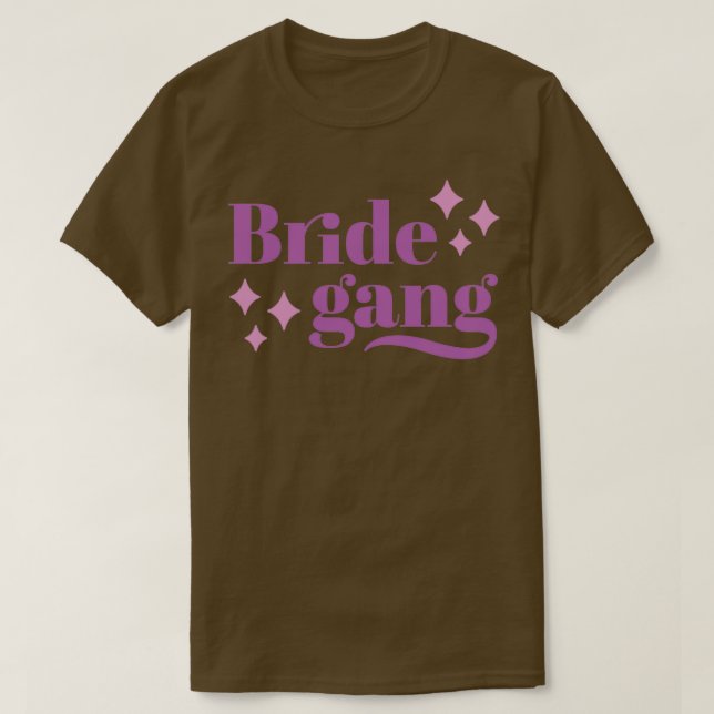Bride Gang Junggeselinnen-Abschied T-Shirt (Design vorne)