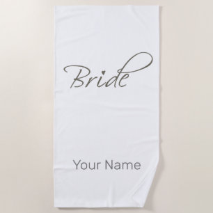 Bride Gift Bachelorette und Verlobung Stag Party Strandtuch