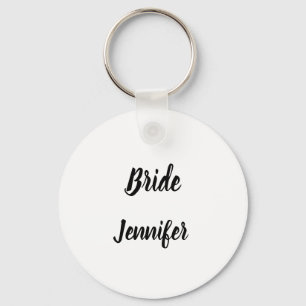 Bride Gift Individuelle Name Geschenke Hochzeit Schlüsselanhänger