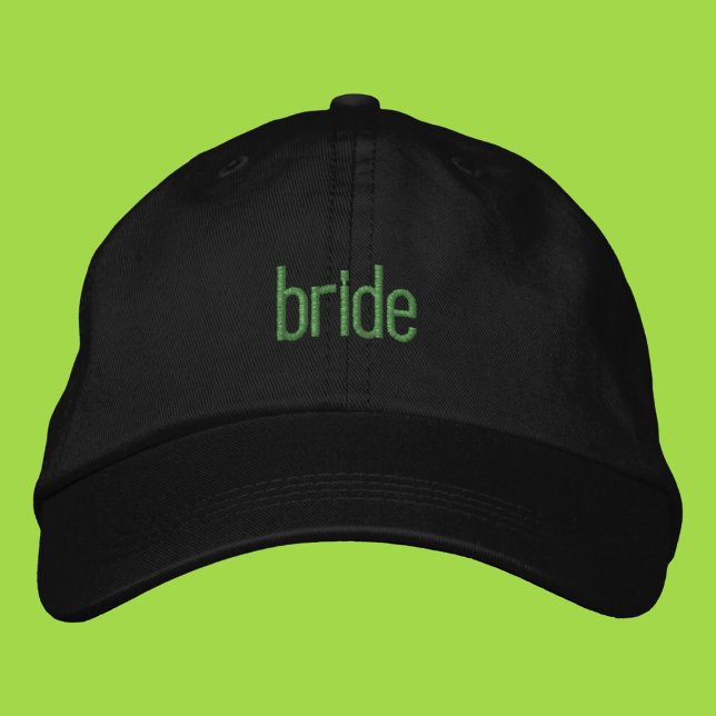 Bride Green Girl Summer bestickter Vater Hat Bestickte Baseballkappe (Von Creator hochgeladen)