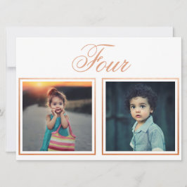 Bride Groom Age Elegante Rose Gold Tischnummer