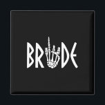 Bride Groom Skeleton Gothic Wedding Verlobung Hal Magnet<br><div class="desc">Bride Groom Skeleton Gothic Wedding Verlobung Halloween</div>