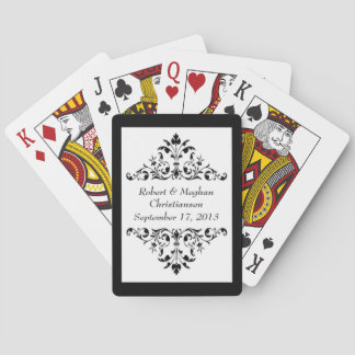 Bride & Groom Wedding Favor Playing Cards Spielkarten
