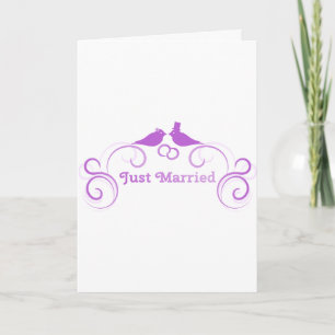 Bride Groom Wedding personalize Destiny's Dankeskarte