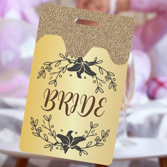 Bride Hen Night Ehefrau als Abzeichen Lanyard Ausweis (Bride hen do badge)