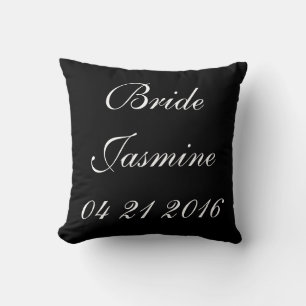Bride   Hochzeit Kissen