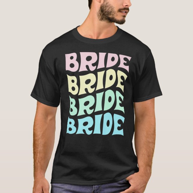 Bride I Do Crew Retro Junggeselinnen-Abschied Brid T-Shirt (Vorderseite)