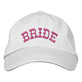 BRIDE Individuelle Name WHITE A07C7H Bestickte Kappe