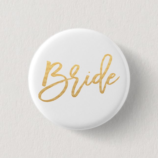 Bride-Kalligraphie Button (Vorderseite)