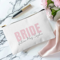 Bride Makeup Bag | Personalisiert Future Frau Name