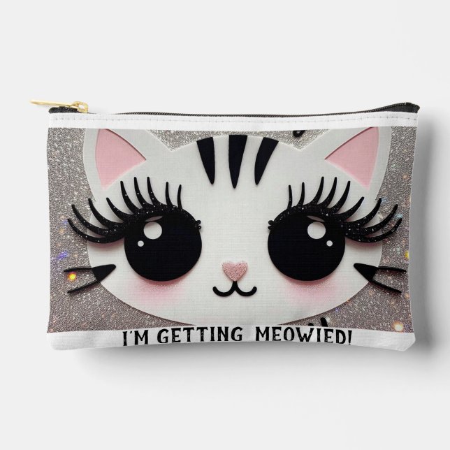 Bride Makeup Beutel, kitschig Make-up Tasche (Vorderseite)