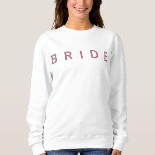 Bride Matching Groom Wedding Party Sweatshirt