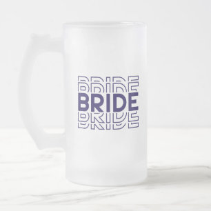 Bride Mattglas Bierglas