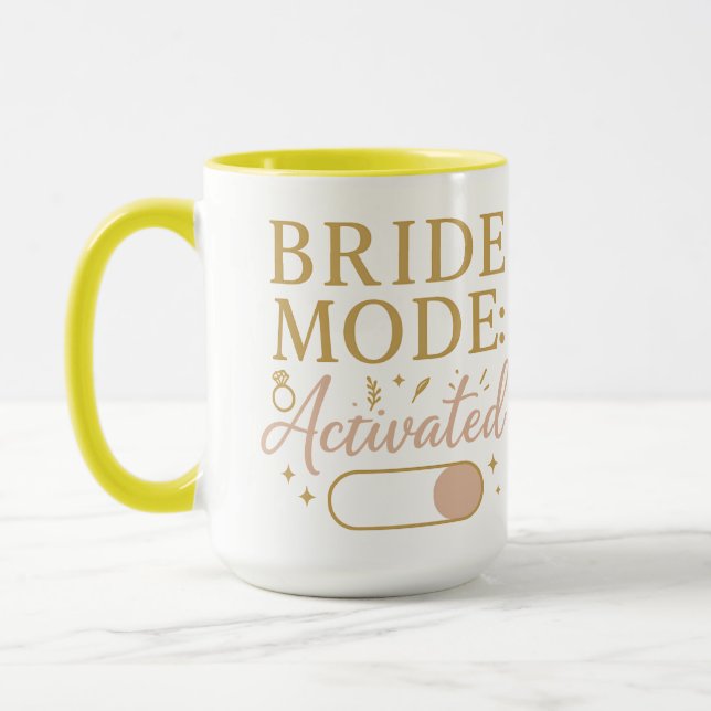 Bride Mode: Activated | Halloween Gifts Tasse (Links)