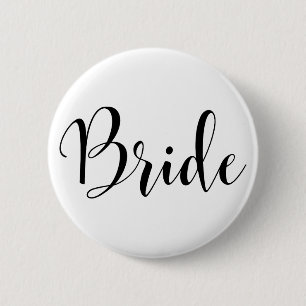 Bride Modern Black Script Typografie (30) Button