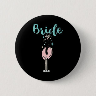 Bride - Niedlich Flamingo Bachelorette Brautparty Button