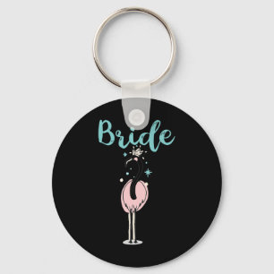 Bride - Niedlich Flamingo Bachelorette Brautparty Schlüsselanhänger