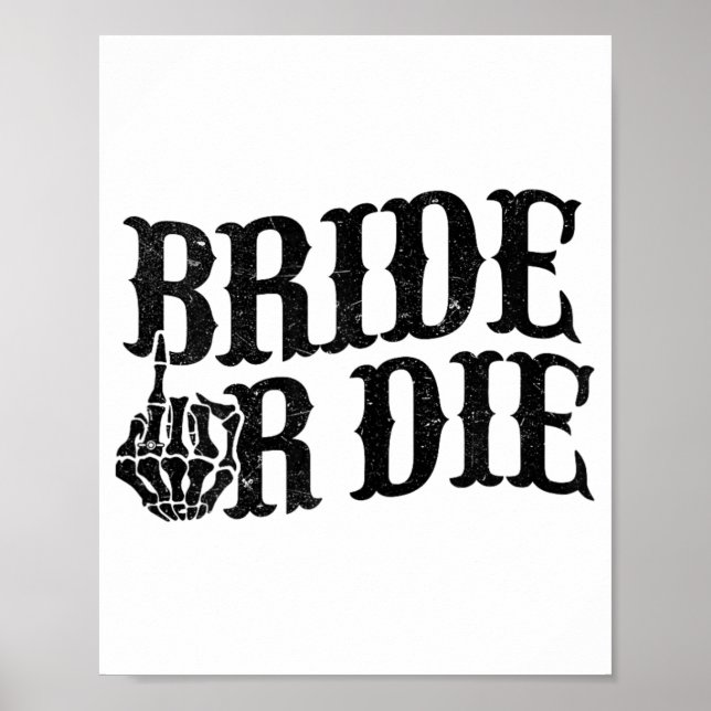 Bride oder Die Junggeselinnen-Abschied Halloween B Poster (Vorne)