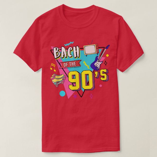 Bride of the 90er Bridesmaids 90er Bachelorette Ma T-Shirt (Design vorne)