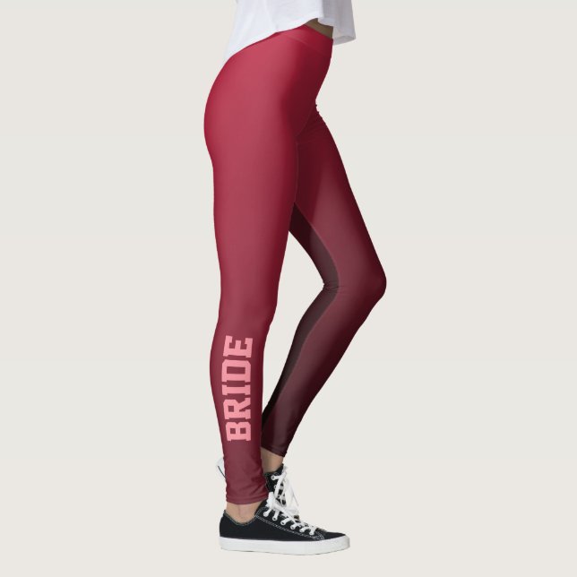 Bride Ombre Burgundy Leggings (Rechts)