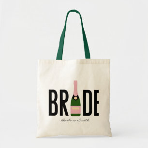Bride Pink Champagne Bachelorette Tragetasche