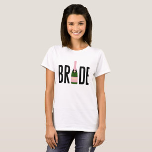 Bride Pink Champagne Junggeselinnen-Abschied T-Shirt