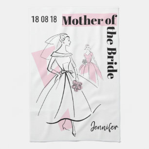 Bride Pink Group Mutter von Bride Geschirrtuch