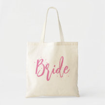 Bride Pink Niedlich Fun Kalligrafie Einfache Skrip