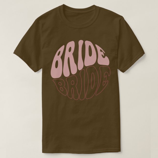 Bride Retro Junggeselinnen-Abschied Funny Wedding  T-Shirt (Design vorne)