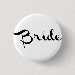 Bride Retro Script Button