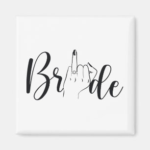 Bride Ring Finger Wedding Magnet