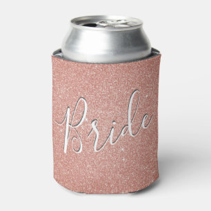 Bride Rose Gold Blush Pink kann kühler Dosenkühler