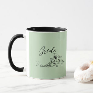 Bride Sage Wilde Blume Doodles Tasse