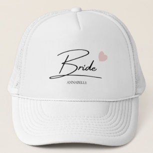 Bride Script Individuelle Name Trucker Hat Truckerkappe