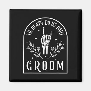 Bride Skeleton Gothic Halloween Verlobung Hochzeit Magnet