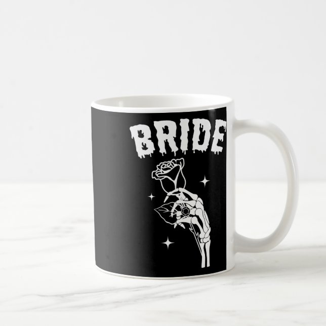 Bride Skeleton Hand Wedween Paare Matc Kaffeetasse (Rechts)