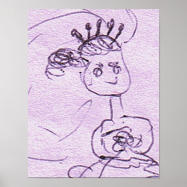 Bride Sketch Poster (Vorne)