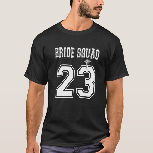 Bride Squad 2023 Brautparty Bachelorette Team Gr T-Shirt (Vorderseite)