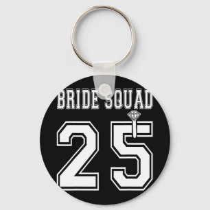Bride Squad 2025 Brautparty Bachelorette Team Gr Schlüsselanhänger