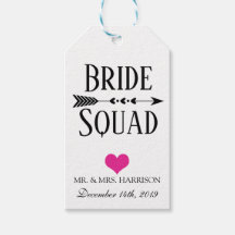 BRIDE SQUAD Brautparty-Geschenk-Anhänger