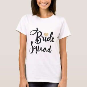 Bride Squad Bridesmaier Brautparty Shirts